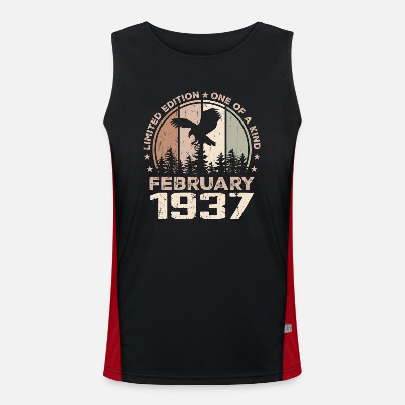 Incomparable since February 1937, 87th Anniversary Men's Functional Contrast Tank Top 