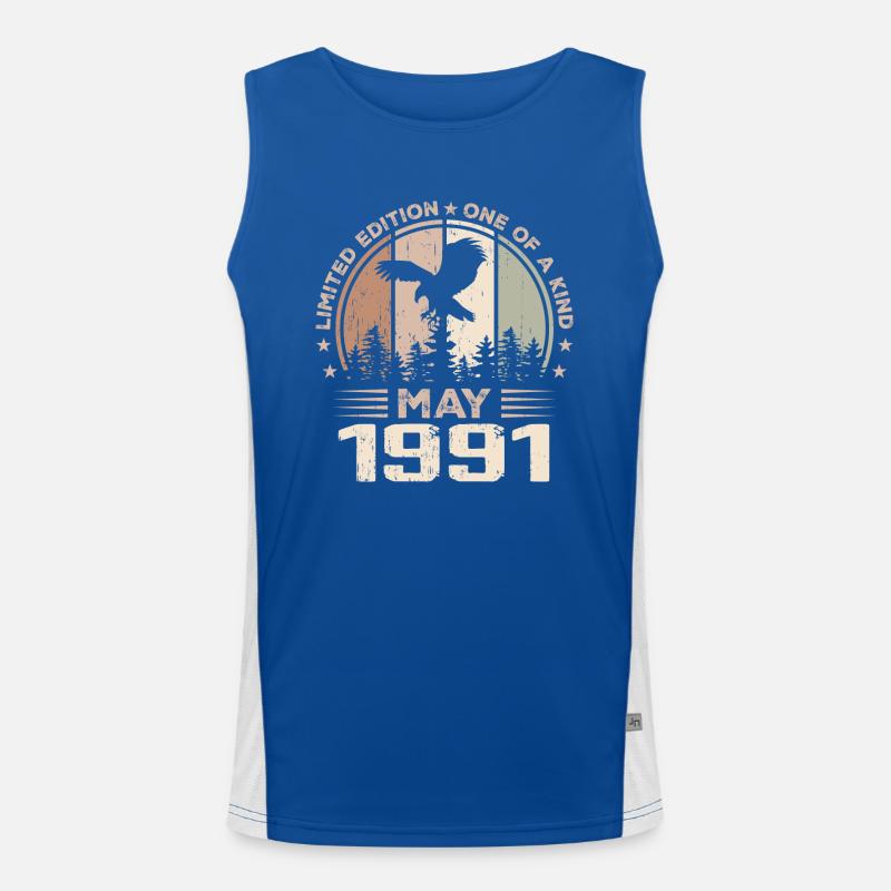 Incomparable since May 1991, 33rd Anniversary Men's Functional Contrast Tank Top 