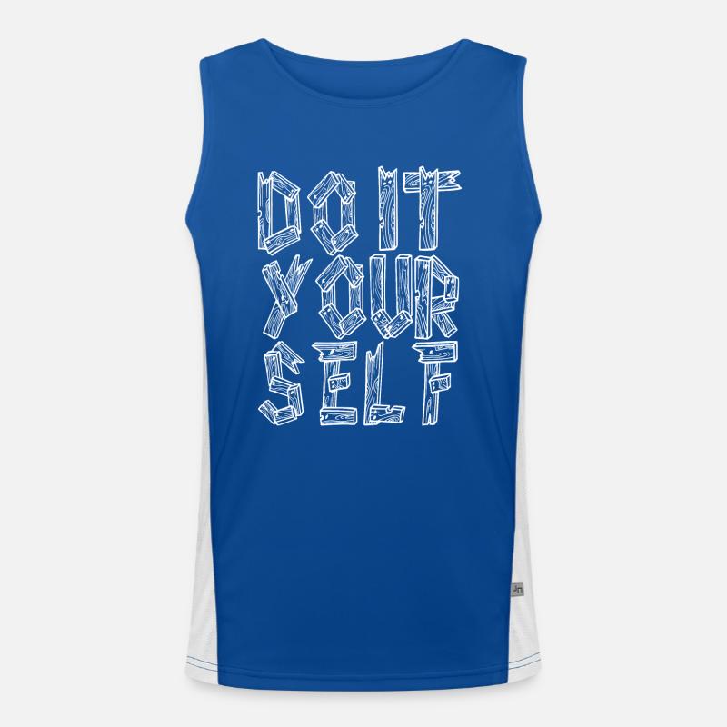 Faites-le vous-même Débardeur respirant contrasté Homme 