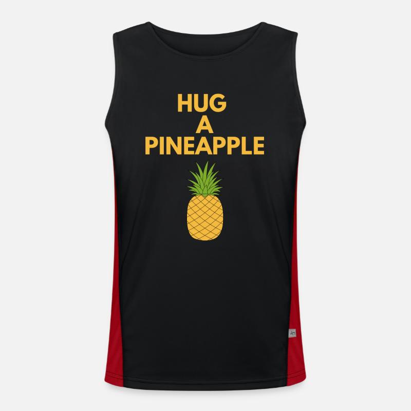 HUG A PINEAPPLE Men's Functional Contrast Tank Top 