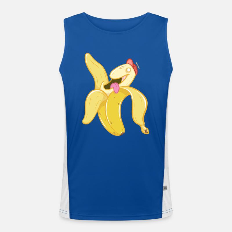 Banane heureuse Débardeur respirant contrasté Homme 