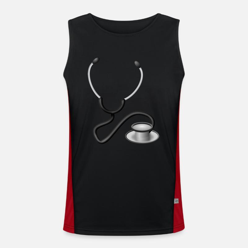 doc71 Funktionelles Kontrast-Tank Top für Männer 