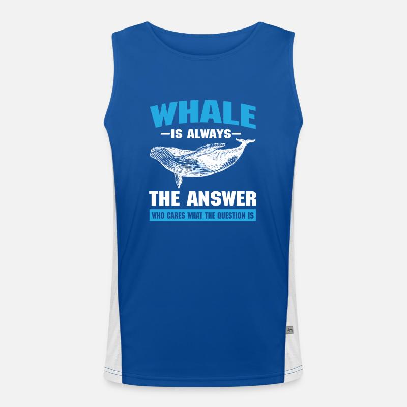 Wal Spruch Funktionelles Kontrast-Tank Top für Männer 