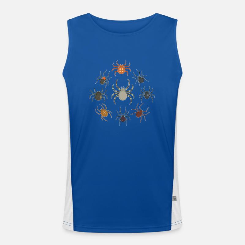 Les araignées Débardeur respirant contrasté Homme 