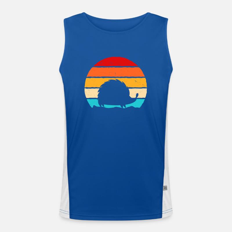 Igel Funktionelles Kontrast-Tank Top für Männer 