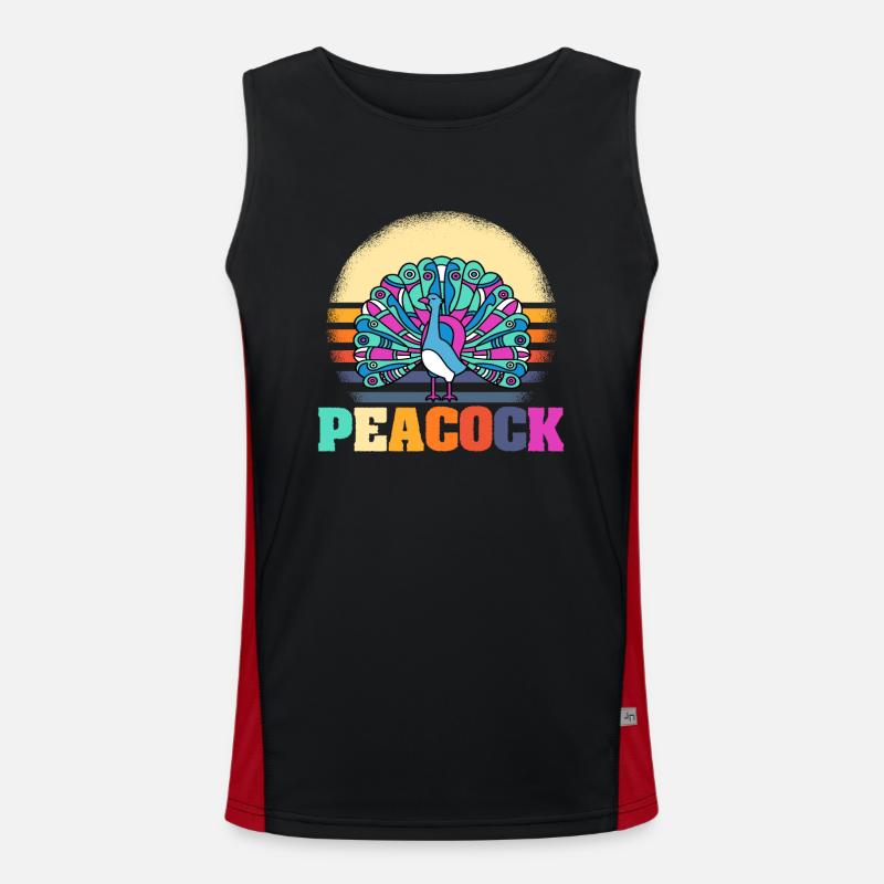 peacock Men's Functional Contrast Tank Top 