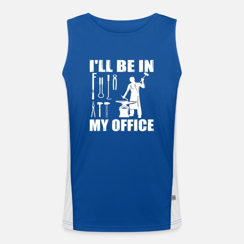 Schmied Funktionelles Kontrast-Tank Top für Männer 