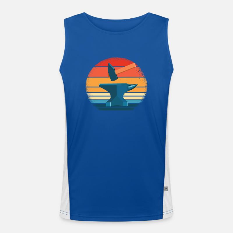 anvil Men's Functional Contrast Tank Top 
