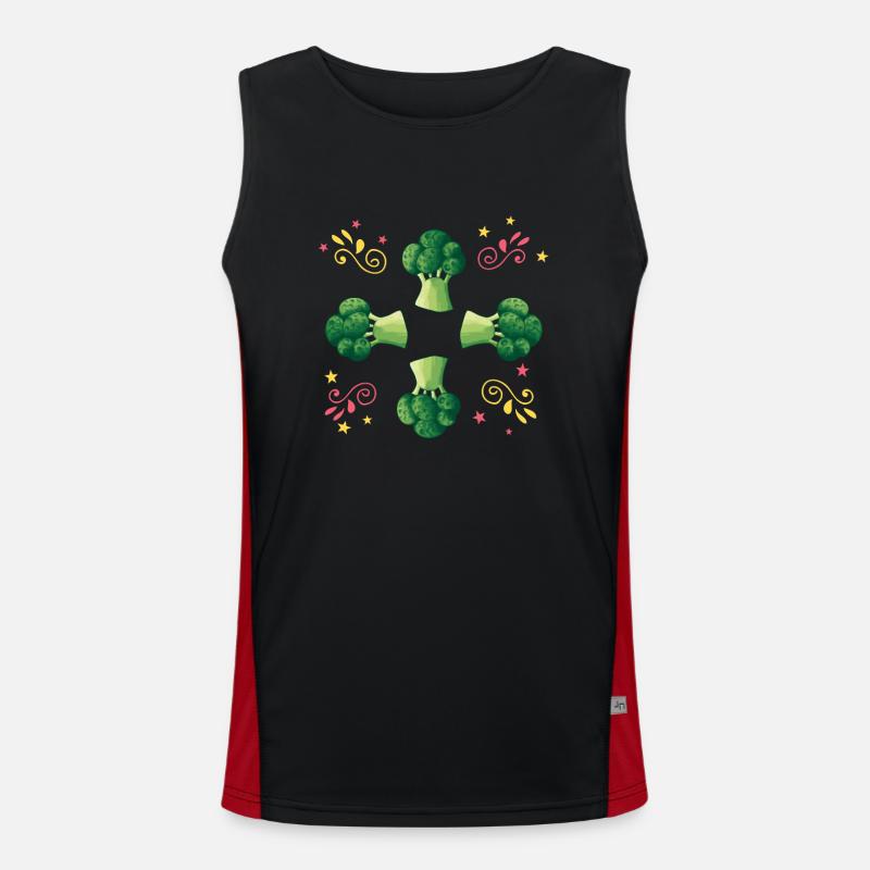 Broccoli Men's Functional Contrast Tank Top 