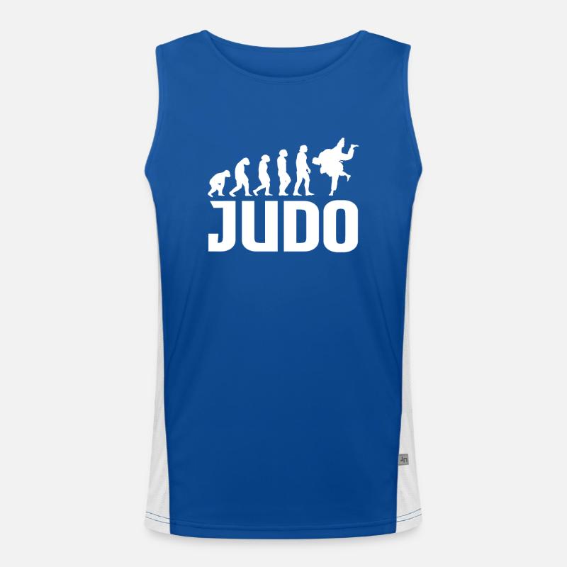 Judo Evolution Funktionelles Kontrast-Tank Top für Männer 