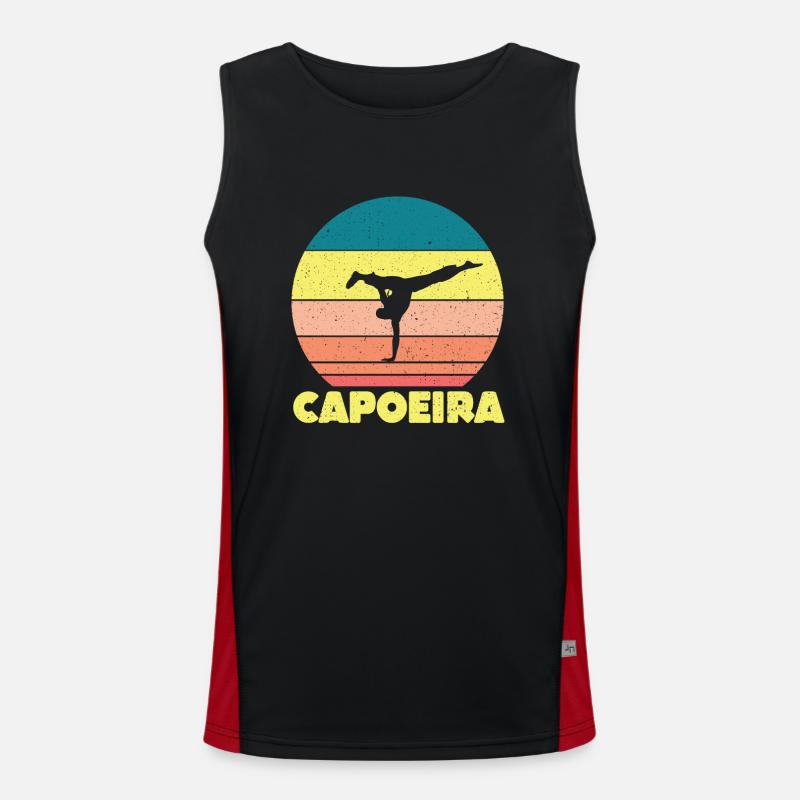 Capoeira Débardeur respirant contrasté Homme 