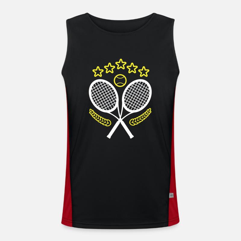 Tennis Funktionelles Kontrast-Tank Top für Männer 