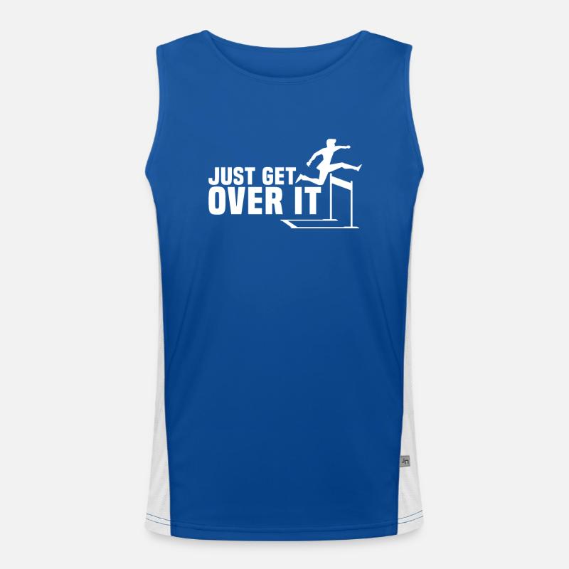 Hürdenlauf Evolution Funktionelles Kontrast-Tank Top für Männer 