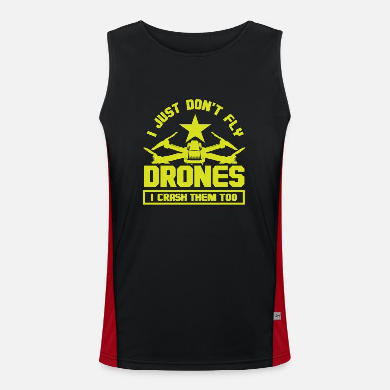 Pilote de drone FPV Débardeur respirant contrasté Homme 
