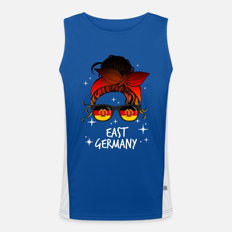 DDR Funktionelles Kontrast-Tank Top für Männer 