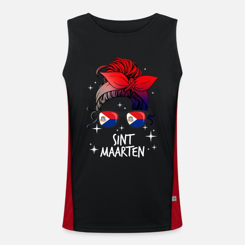 Sint Maarten Débardeur respirant contrasté Homme 