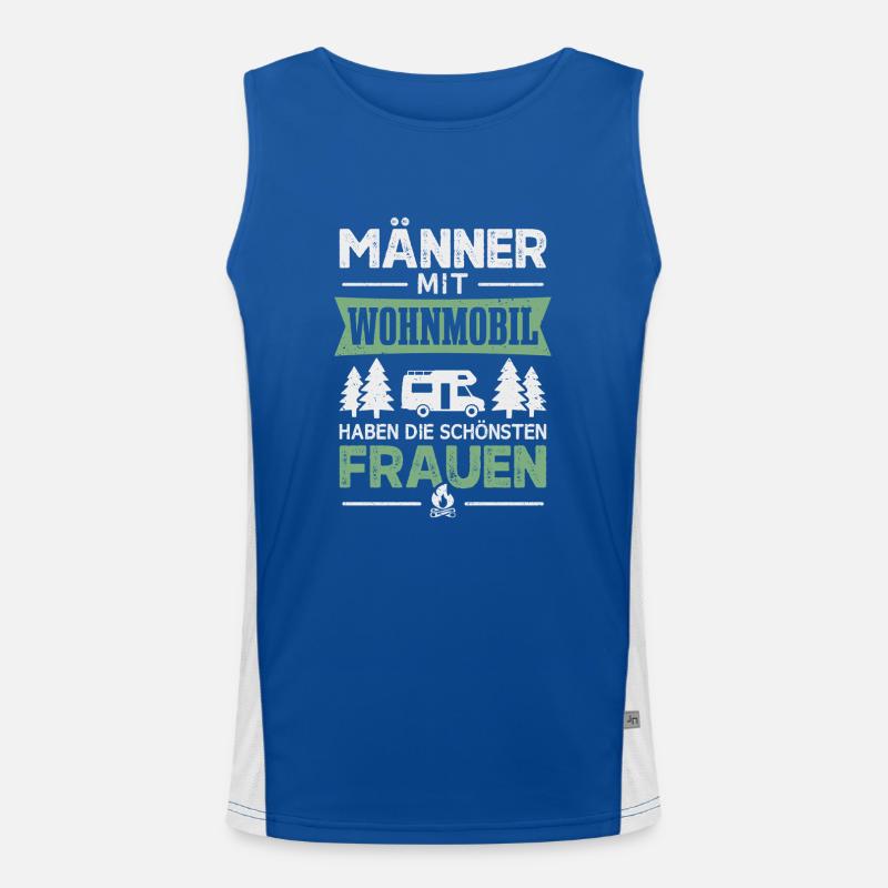 Camping Männer Wohnmobil Camper Funktionelles Kontrast-Tank Top für Männer 