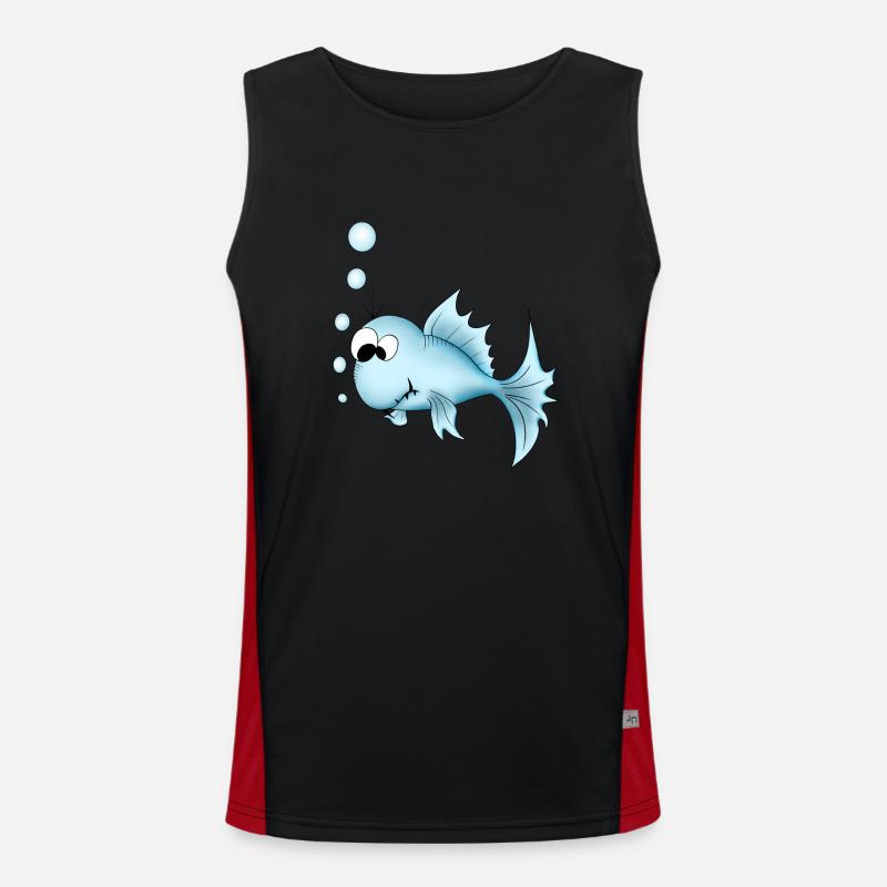fish Men's Functional Contrast Tank Top 