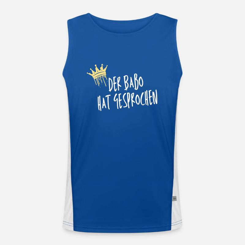 BaBo two Funktionelles Kontrast-Tank Top für Männer 