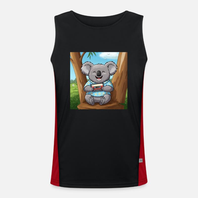 Le Koala Musical Débardeur respirant contrasté Homme 