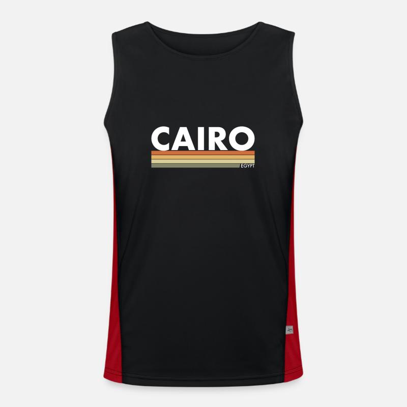 Le Caire Rétro Égypte Égypte Égypte Egypte Egyptienne Egypte Débardeur respirant contrasté Homme 