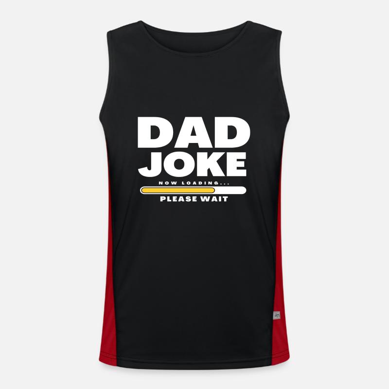 Dad Joke loading Soyez la chemise de papa Idée cadeau Débardeur respirant contrasté Homme 