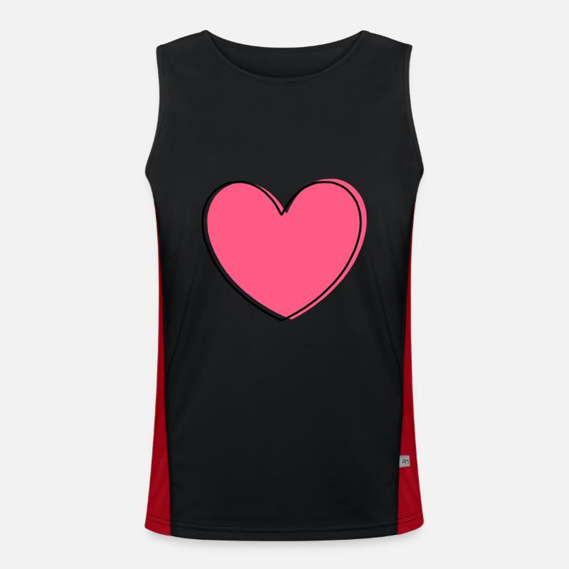 Valentinstag Geschenke Geschenk Valentinstag Funktionelles Kontrast-Tank Top für Männer 