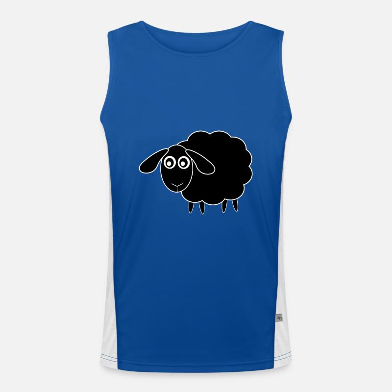 black sheep Men's Functional Contrast Tank Top 