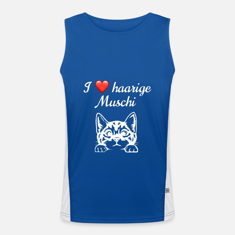 Muschilover Funktionelles Kontrast-Tank Top für Männer 