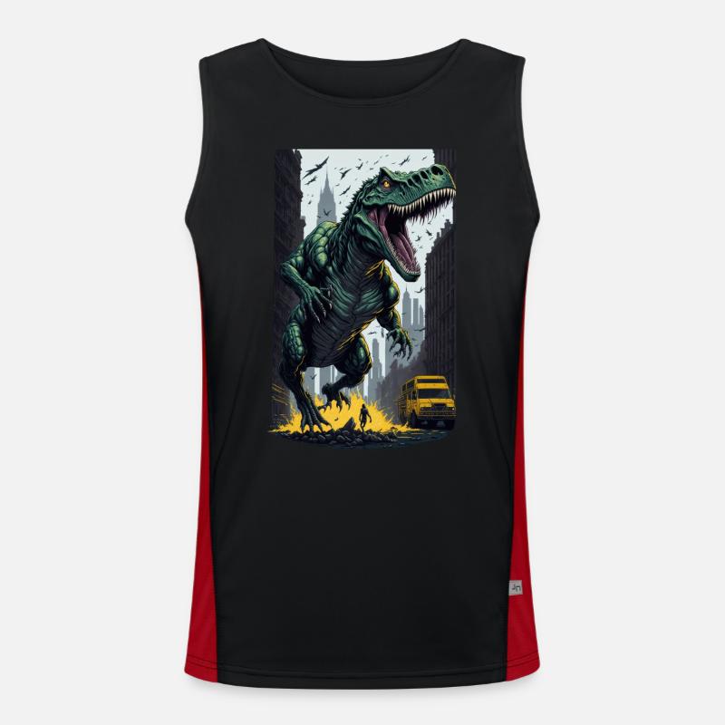 T Rex Men's Functional Contrast Tank Top 