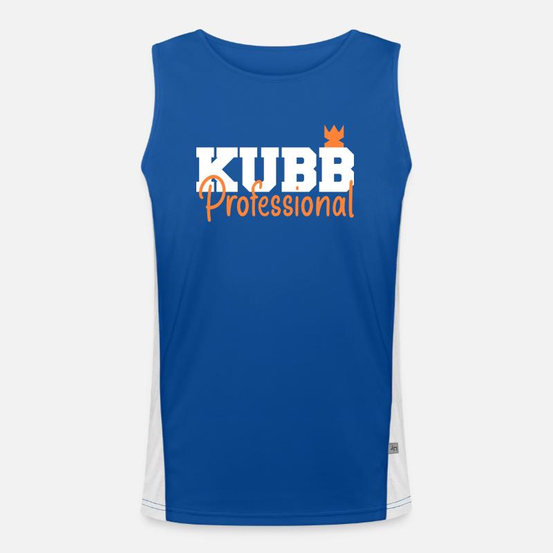 Beach game - city chess games Men's Functional Contrast Tank Top 