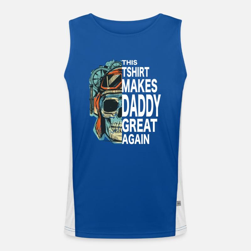 Legendaddy bester Papa best daddy der Welt Legende Funktionelles Kontrast-Tank Top für Männer 