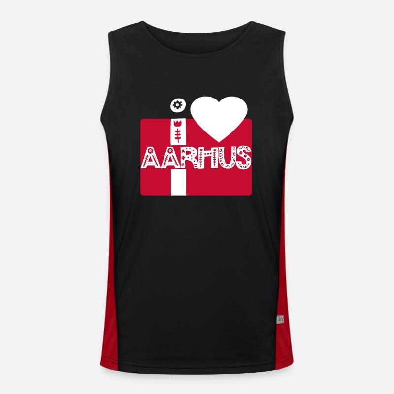 aarhus Men's Functional Contrast Tank Top 