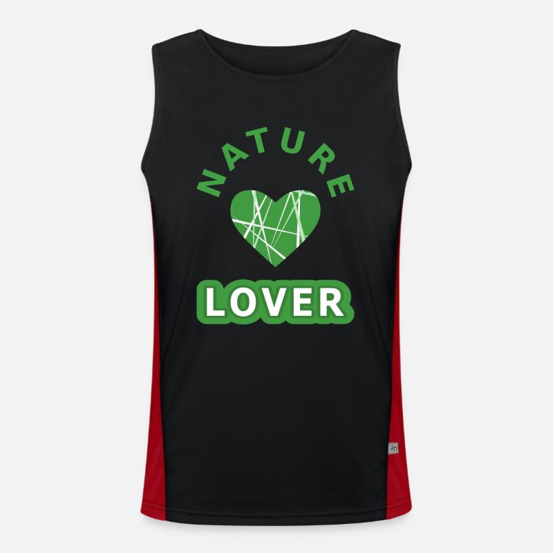 Nature Lover - vert Débardeur respirant contrasté Homme 