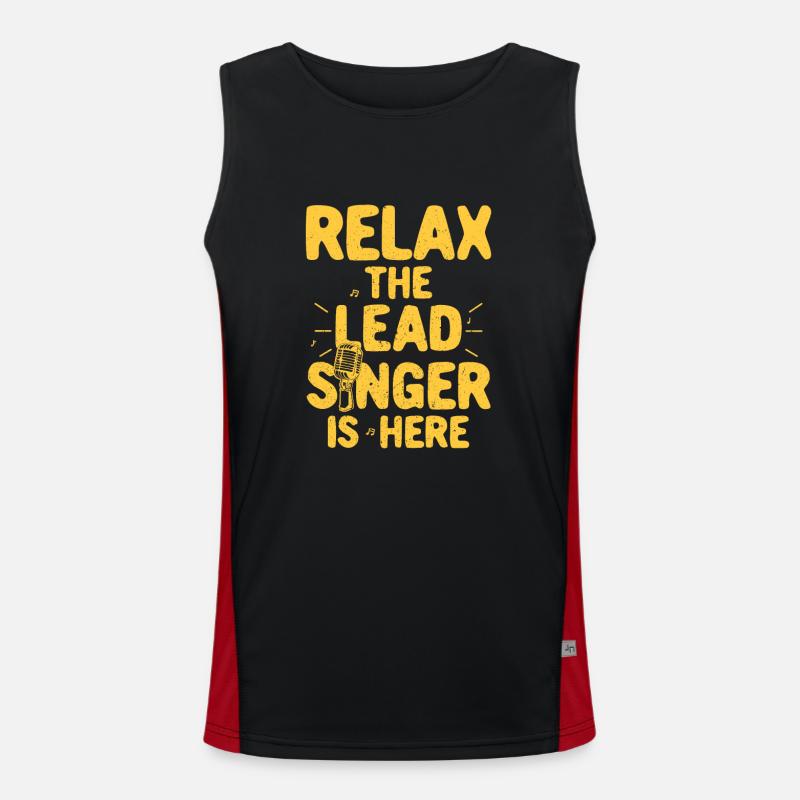 Lead Singer Men's Functional Contrast Tank Top 