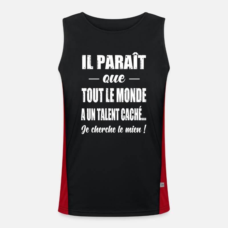 Il paraît que tout le monde a un talent caché... Débardeur respirant contrasté Homme 
