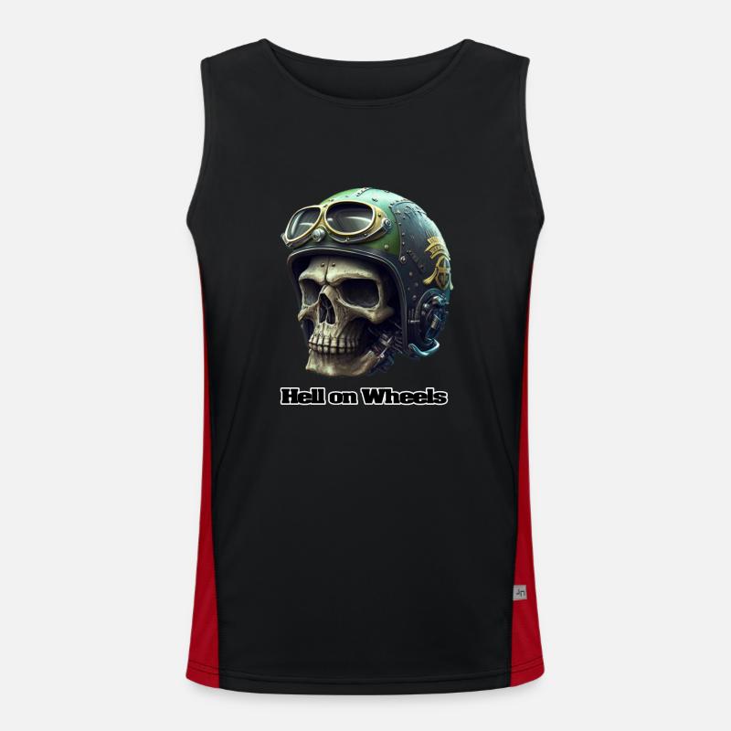 Hell on wheels Men's Functional Contrast Tank Top 