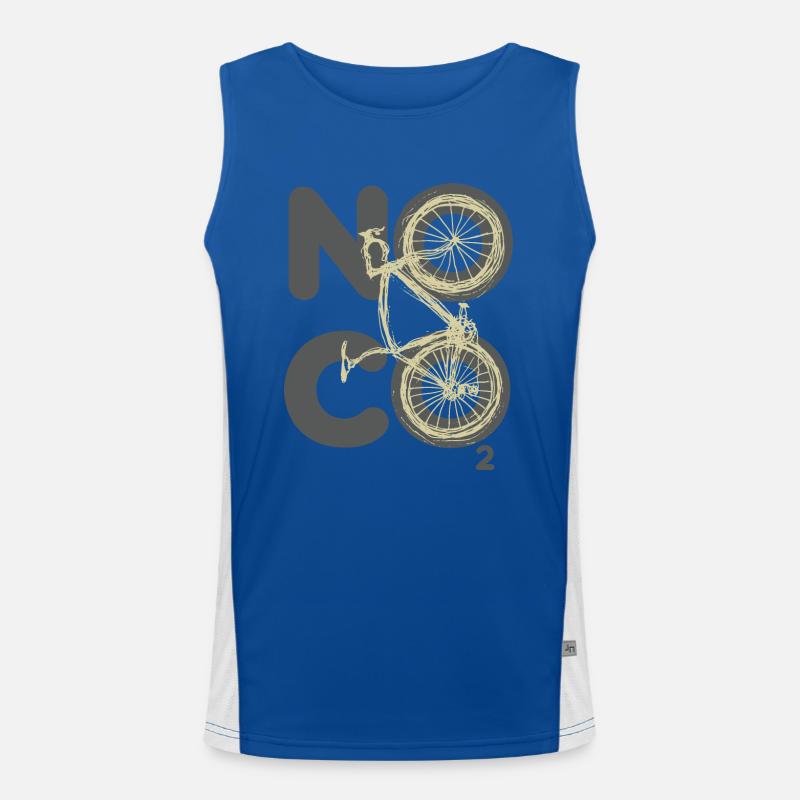 Pas de CO2 Débardeur respirant contrasté Homme 