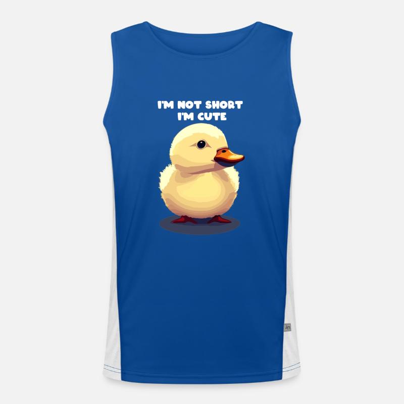 Entchen Cute süß niedlich Funktionelles Kontrast-Tank Top für Männer 