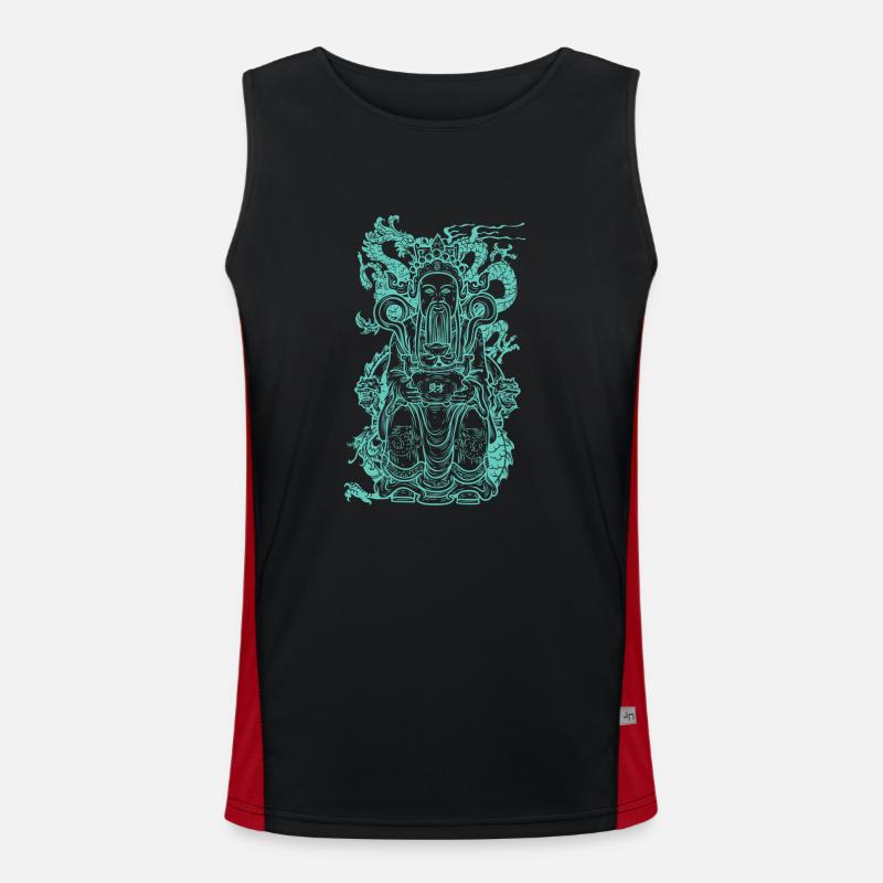 Asian way Men's Functional Contrast Tank Top 