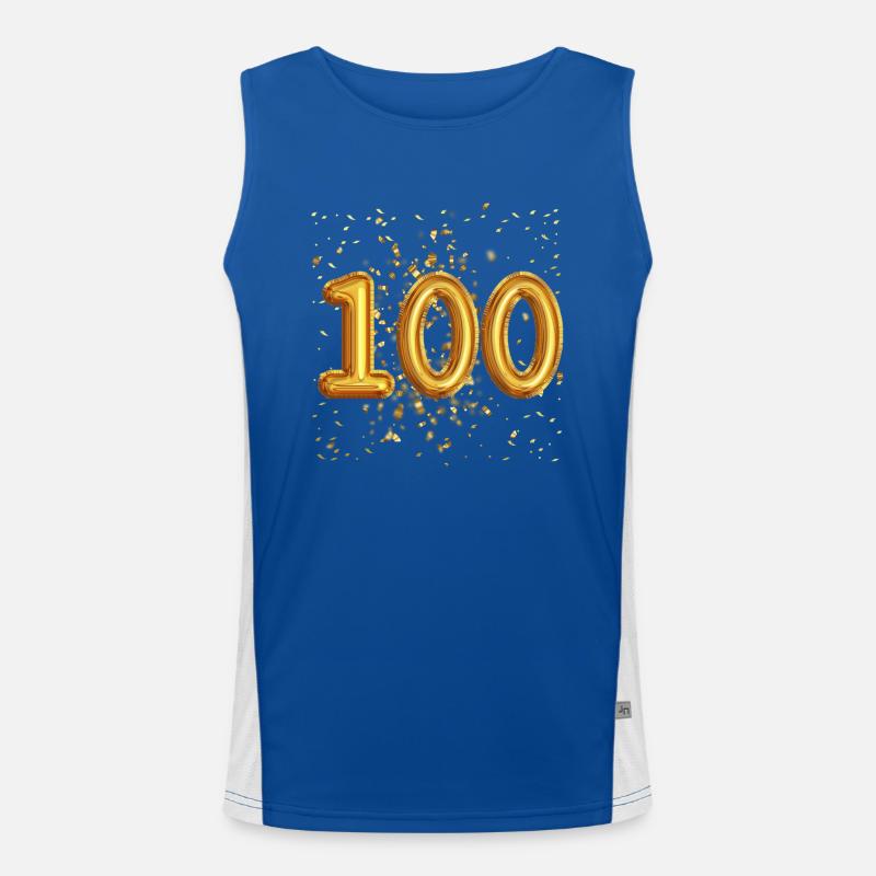 100 ans de conception de ballons Débardeur respirant contrasté Homme 