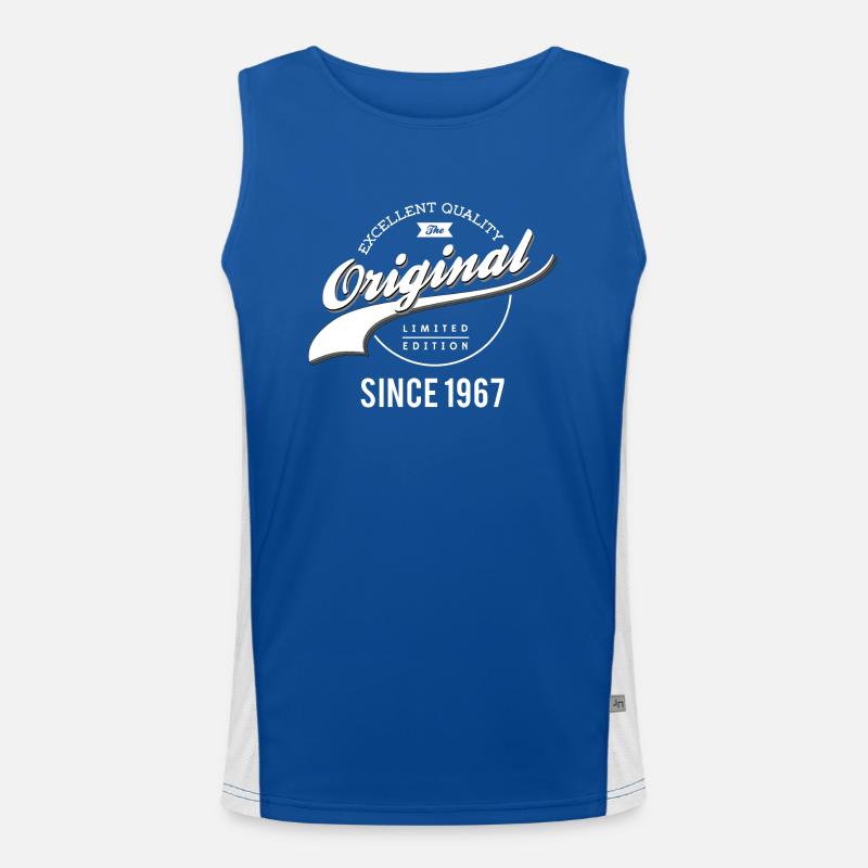 Original 1967 Funktionelles Kontrast-Tank Top für Männer 