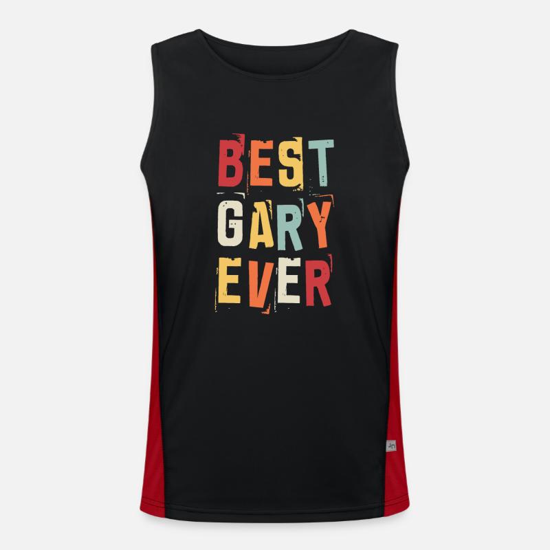 Best Gary Ever Popular Birth Names Gary Costume Men's Functional Contrast Tank Top 