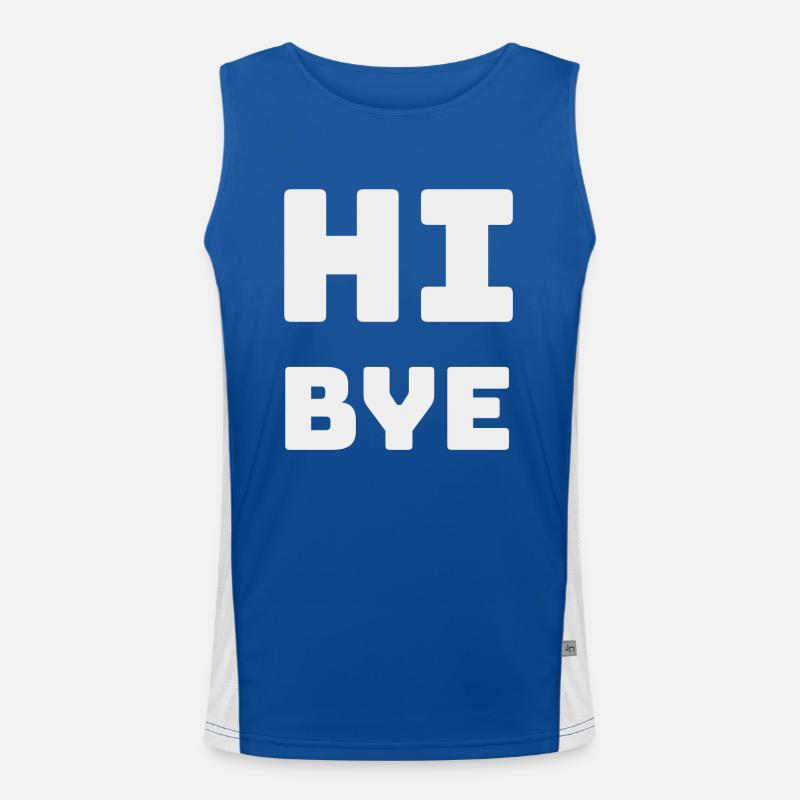 HI BYE Men's Functional Contrast Tank Top 