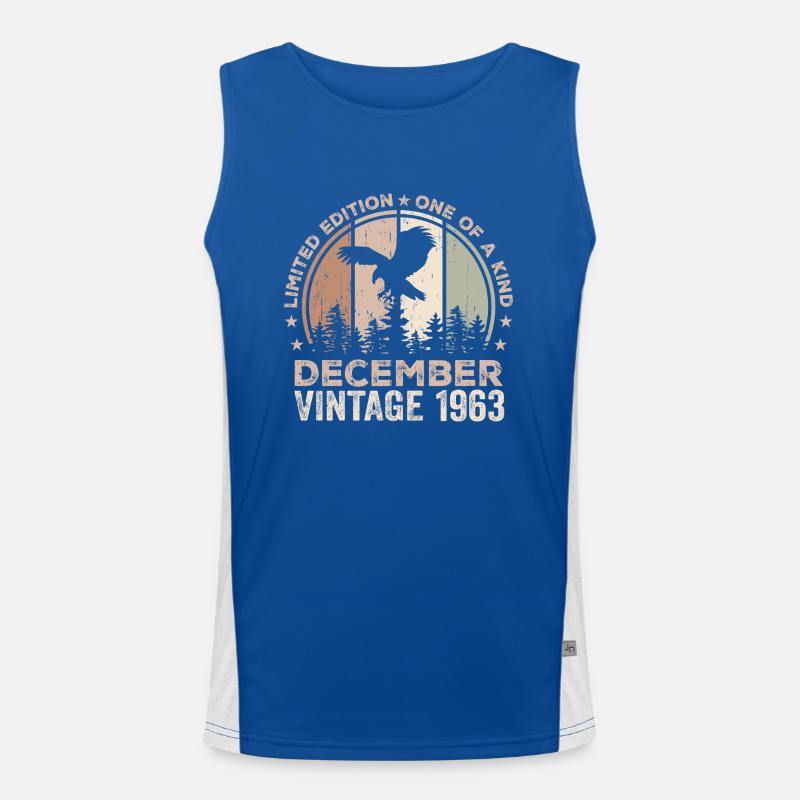 Incomparable since December 1963 61 Anniversary Men's Functional Contrast Tank Top 