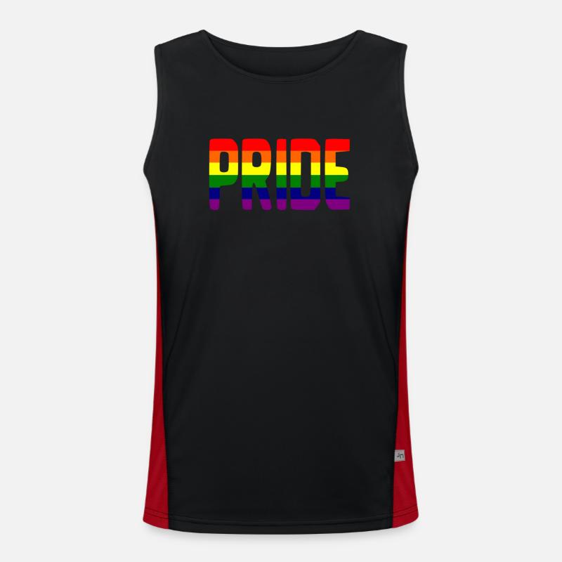 pride Men's Functional Contrast Tank Top 