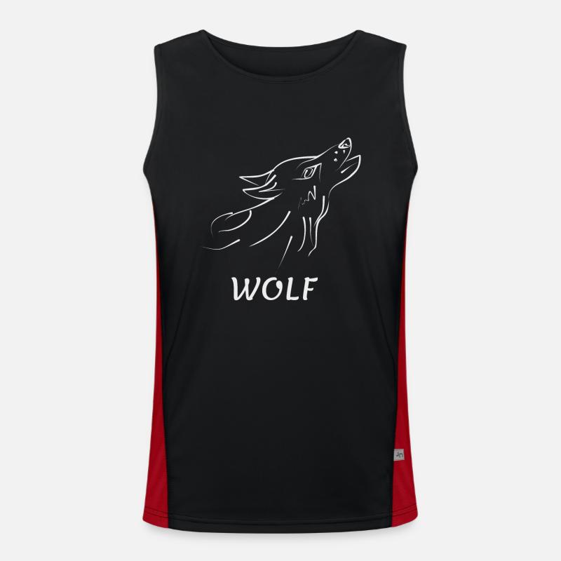 Wolf Men's Functional Contrast Tank Top 