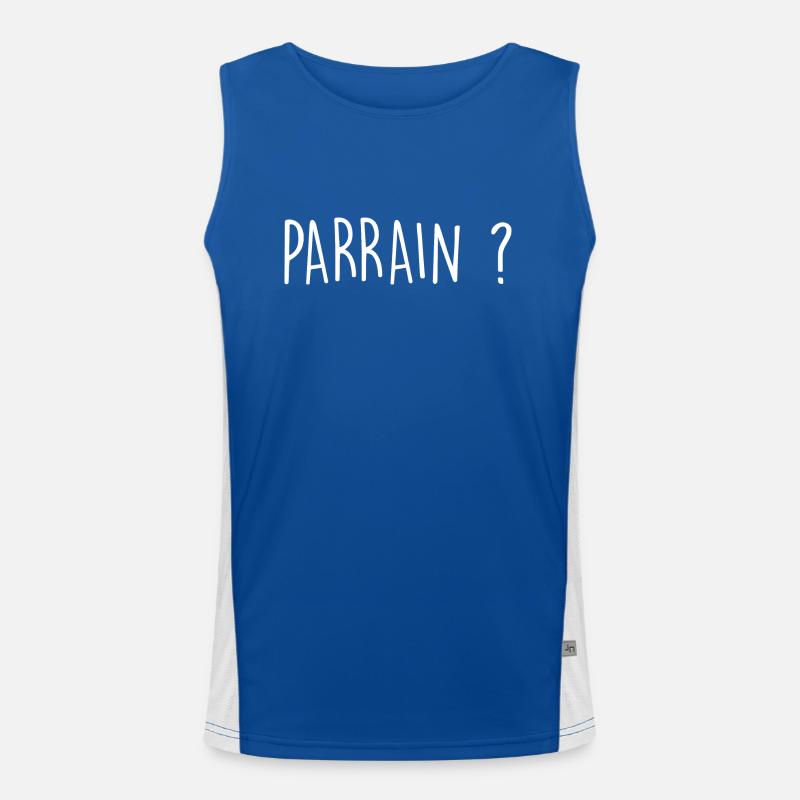 Parrain ? Débardeur respirant contrasté Homme 