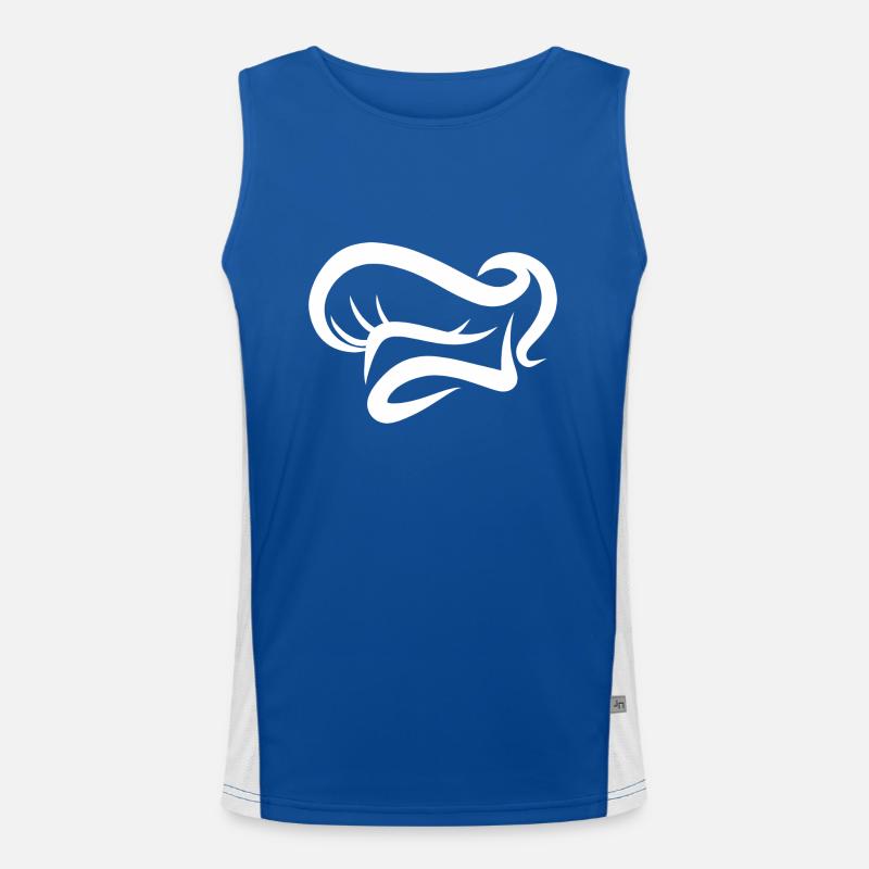 Cook Chef Hat Hobby Chef Gift Cooking Baker Men's Functional Contrast Tank Top 