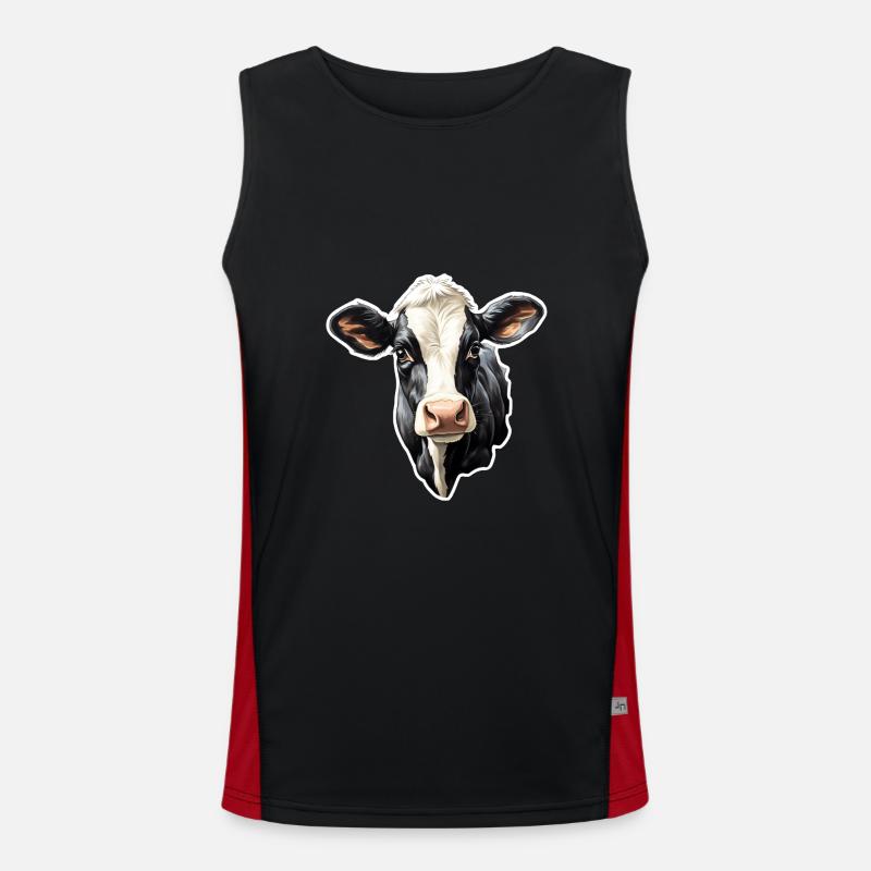 Tête de vache Débardeur respirant contrasté Homme 
